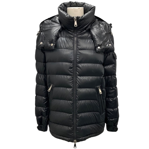 MONCLER BLACK 2023 DALLES HOODED DOWN PUFFER JACKET - Picture 1 of 8